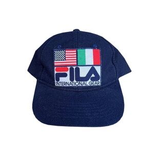 Vintage Fila International Gear Wool Hat